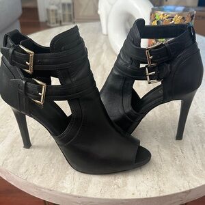 Michael Stars Black Strappy Heels
